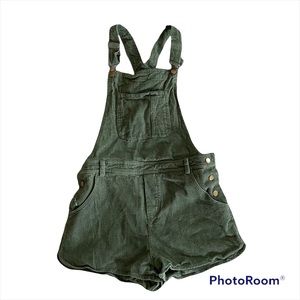 Love Riche Green Corduroy Overalls